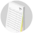 25 pagine per blocco