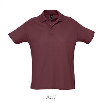 COLOR ICON - polosbudgetsols811338w811342m - Burgundy