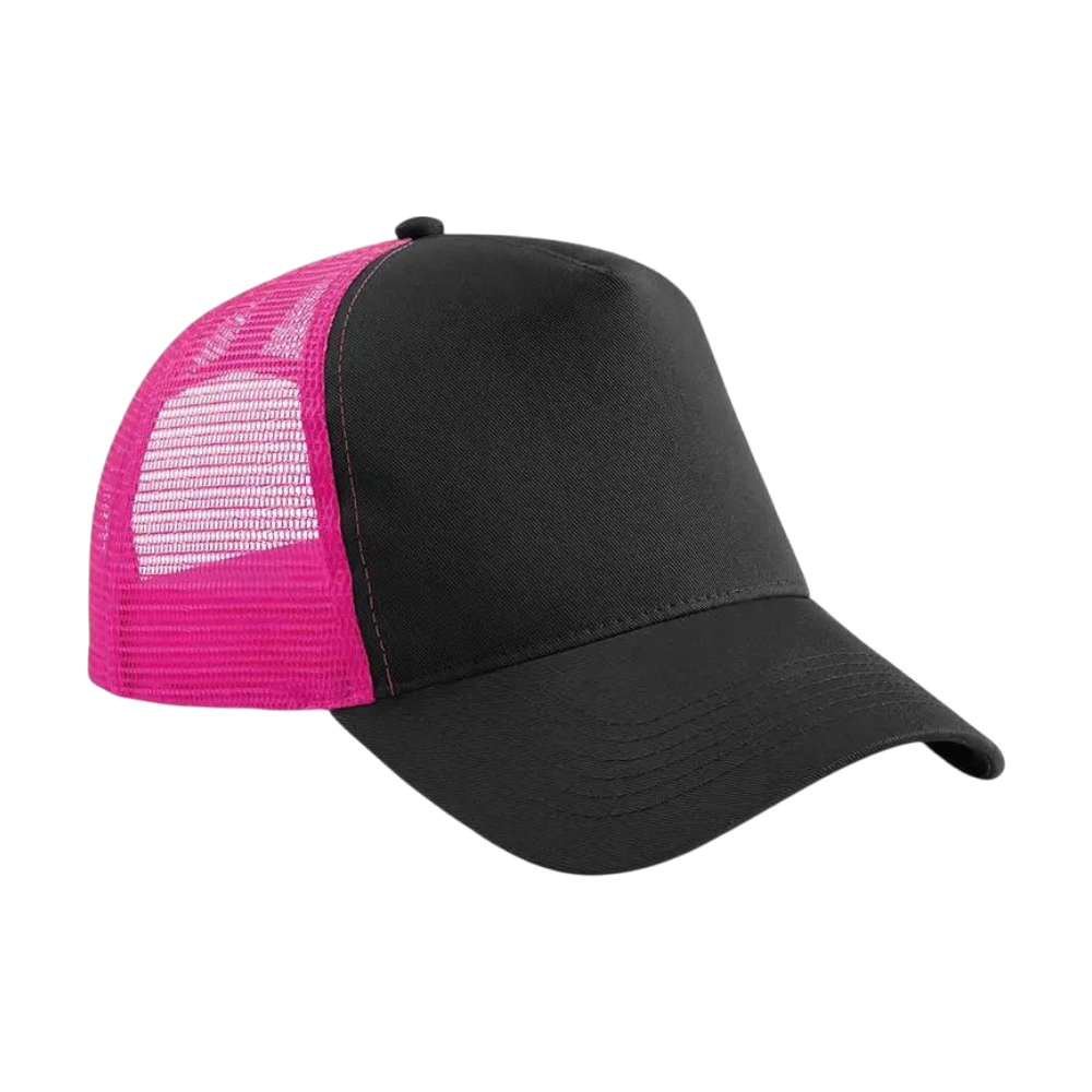 ICON - halfmeshtrucker black_fuchsia