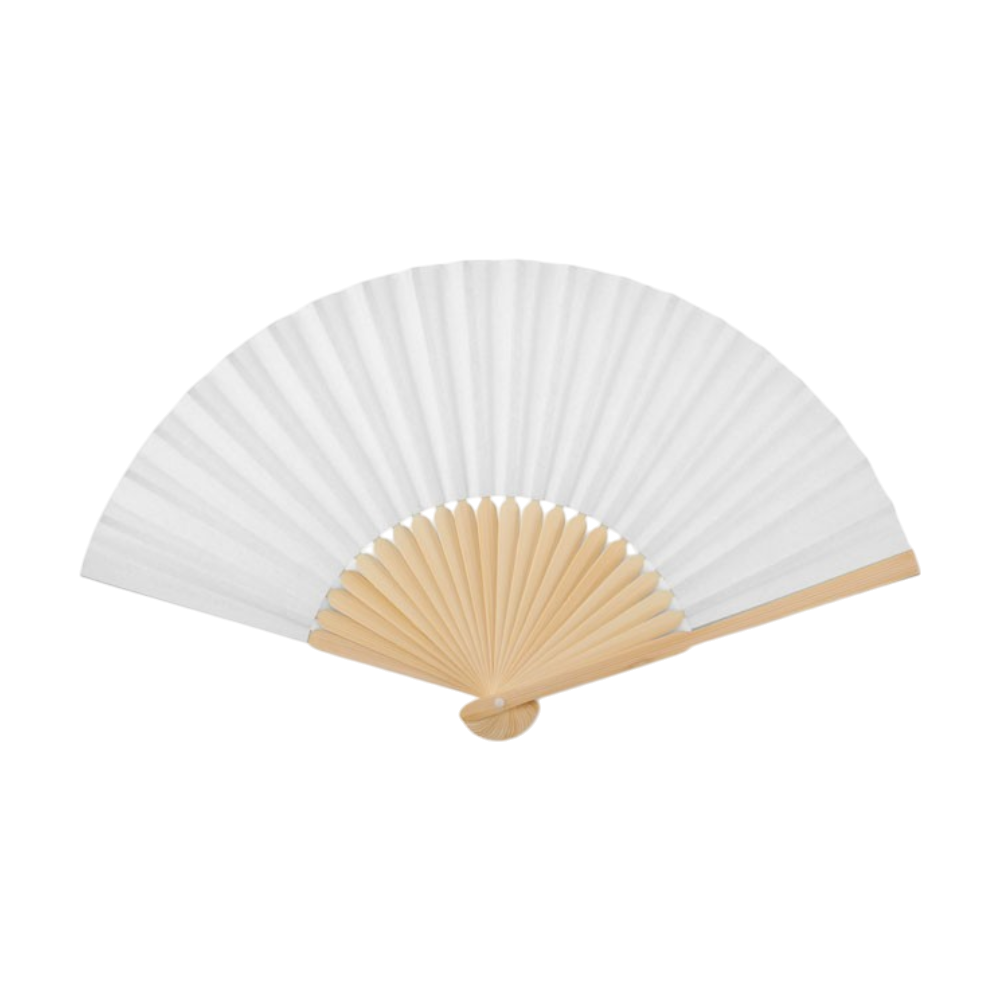 ICON - papermanuelhandfan white