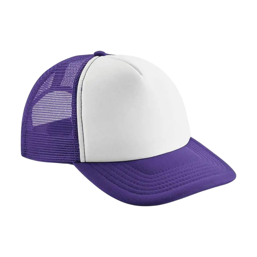 ICON - vintagesnapbacktrucker purple_white