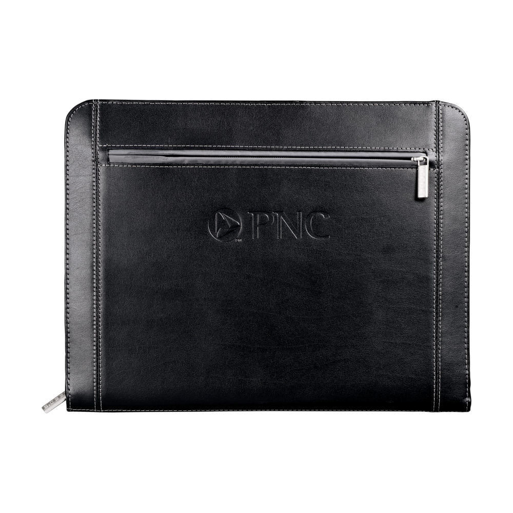 Premier Leather Zippered Padfolio