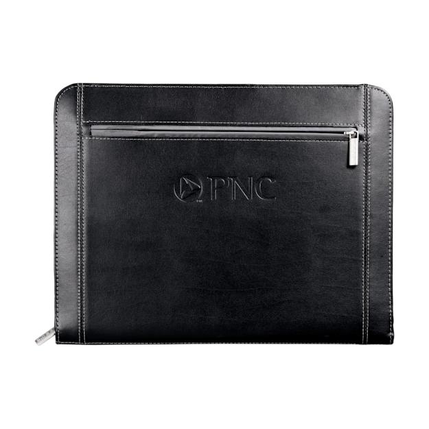 Premier Leather Zippered Padfolio