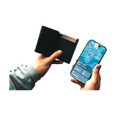 Seekcard Recycled Polyester Card Wallet with Worldwide Locating