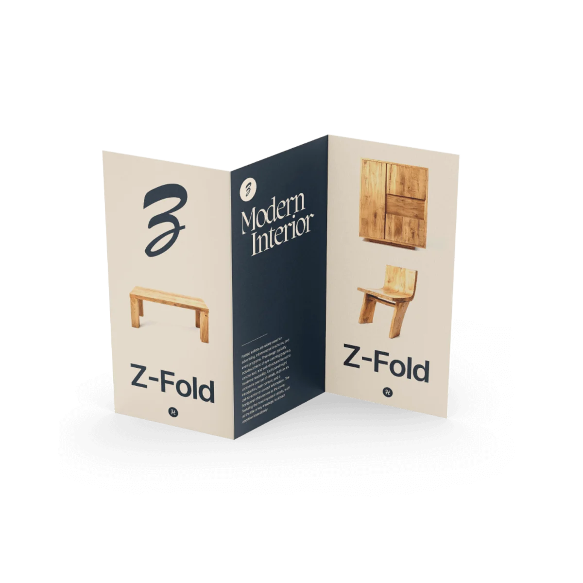 Hoofdafbeelding van Zigzagvouw folders