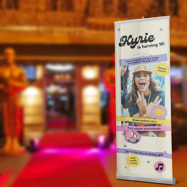 Industry - Gift / Party / Occasions / Birthday / Standard Roller Banner