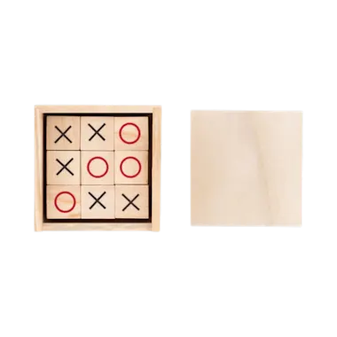 Jeu de morpion en bois