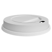 Couvercles en plastique blanc