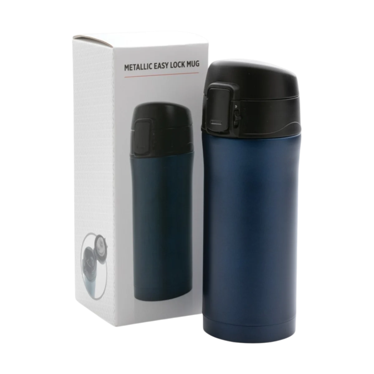 Metallic Easy Lock Vacuum Mug main image