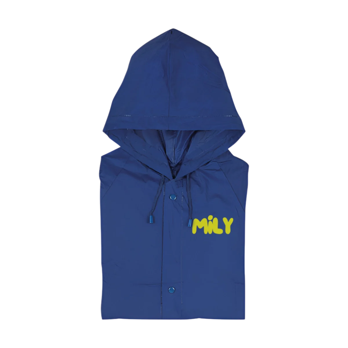 Raincoat with Hood and Snap Button Closure main image