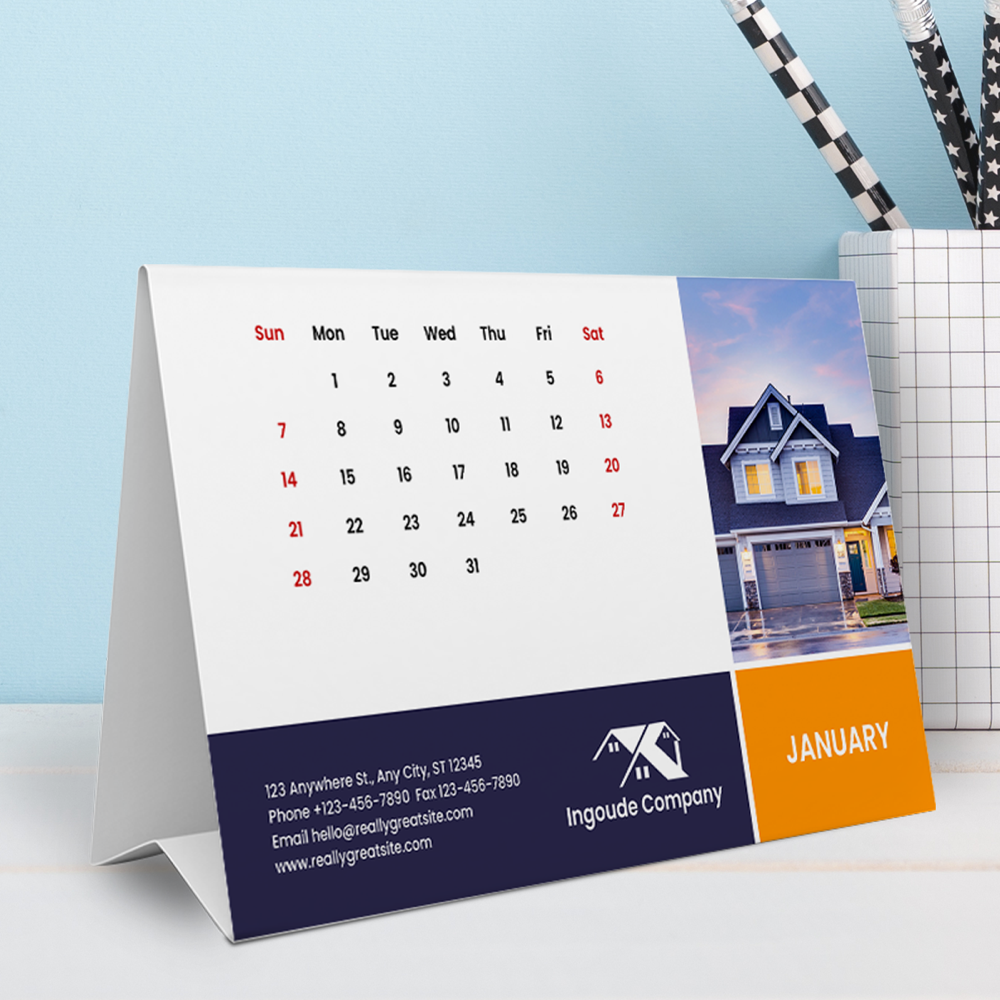 folded calendars PDP