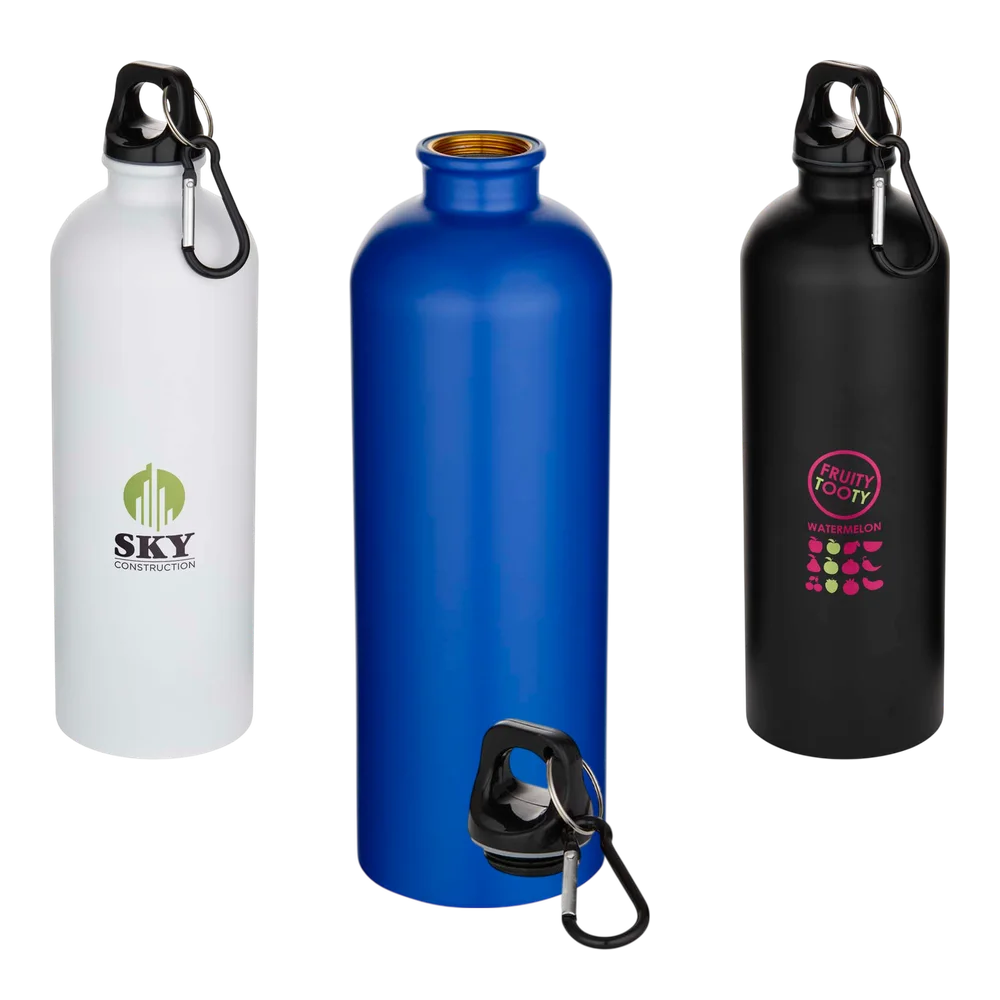 oregon750mlmattercsrecycledsinglewallstainlesssteelwaterbottlewithcarabiner