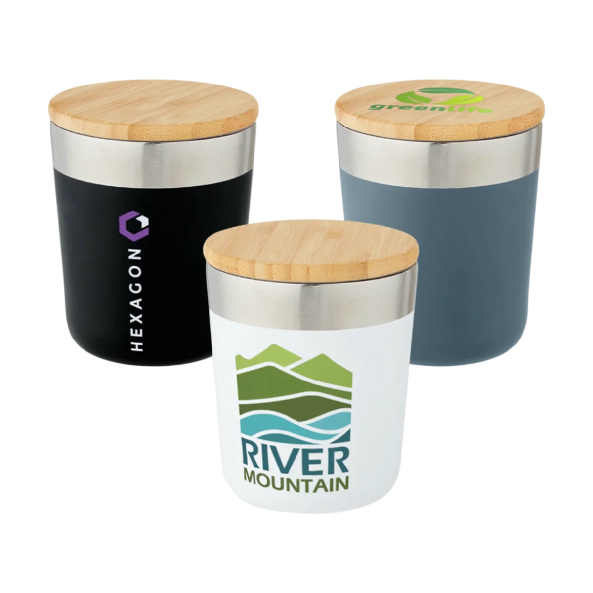 Lagan Copper Vacuum Insulated Stainless Steel Tumbler with Bamboo Lid 300 ml main image