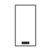 Front - 25 x 8 cm