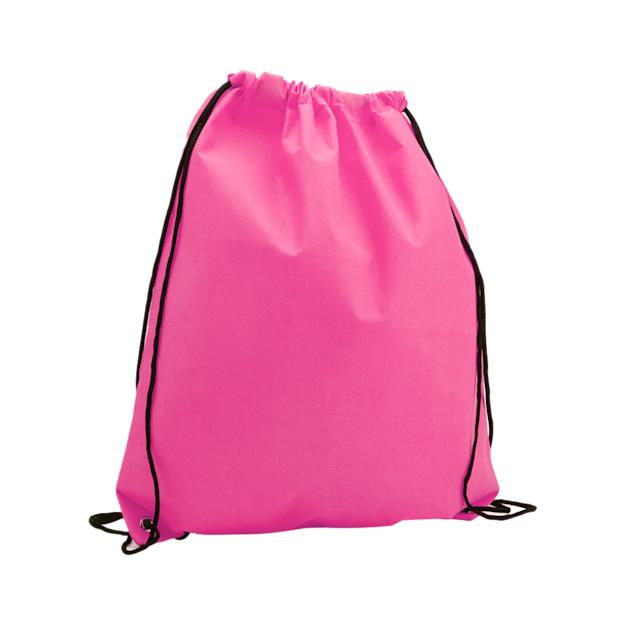 drawstring bag nonwoven color fuchsia