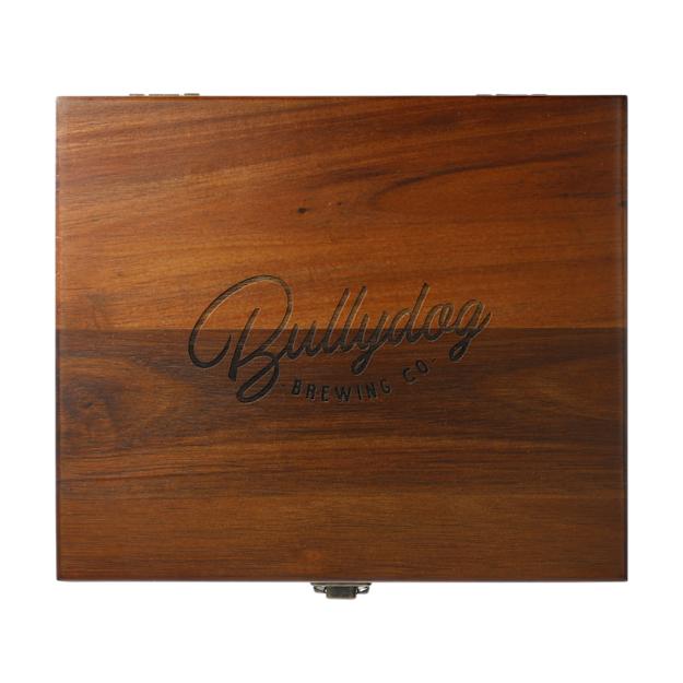 Graze Wood and Metal Wine Set