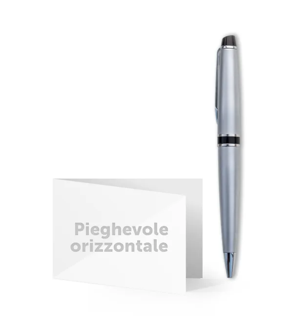 Biglietto da visita pieghevole verticale