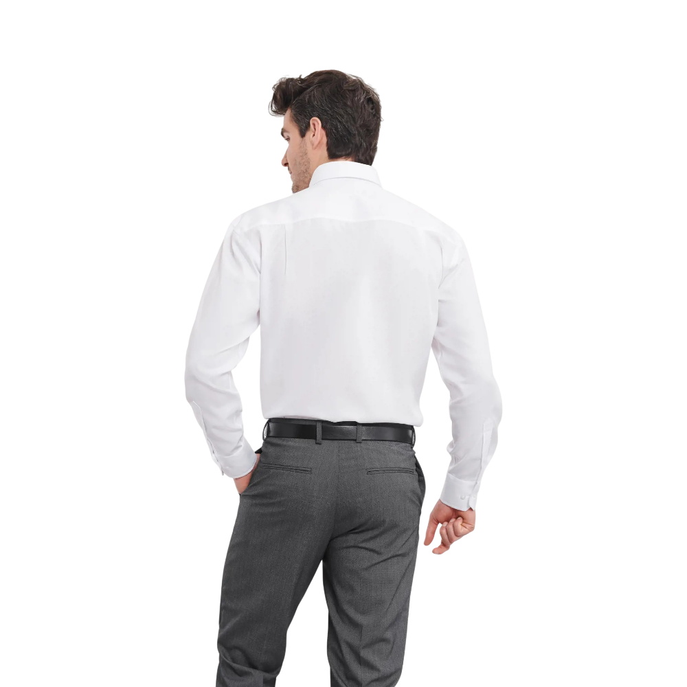 PDP - russellmenlslclasultimatenonironshirt square #00000000 background