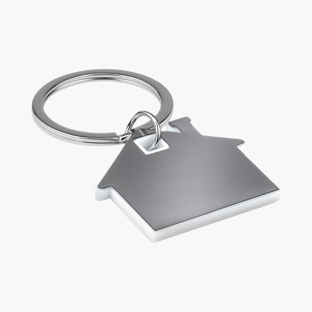 PDP - imbahouseshapeplastickeyring square #F8F8F8 background
