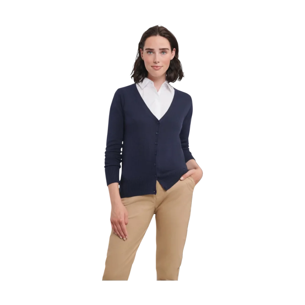 PDP - russellladiesvneckknittedcardigan square