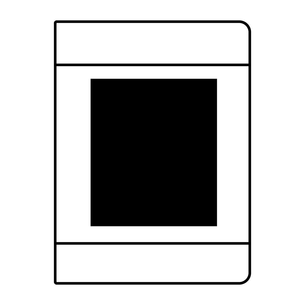 Front | 7H in x 6W in