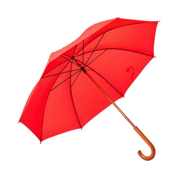 umbrellacurvedwoodp190t red