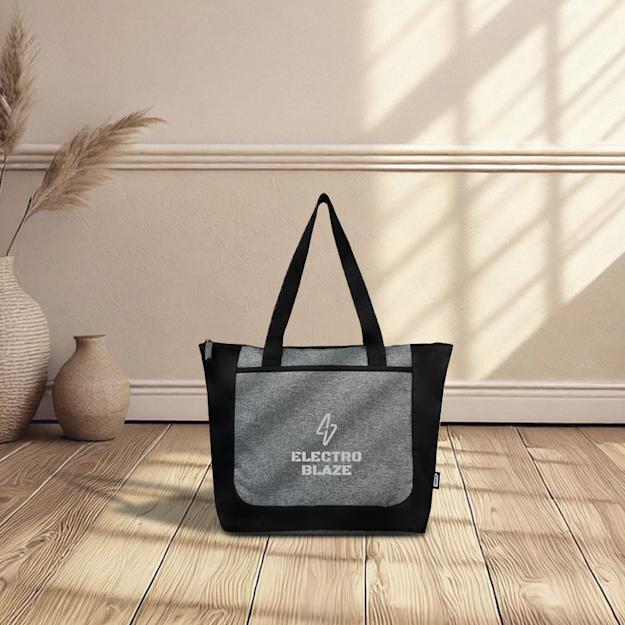reclaimgrstwotonezipperedtotebag setting1