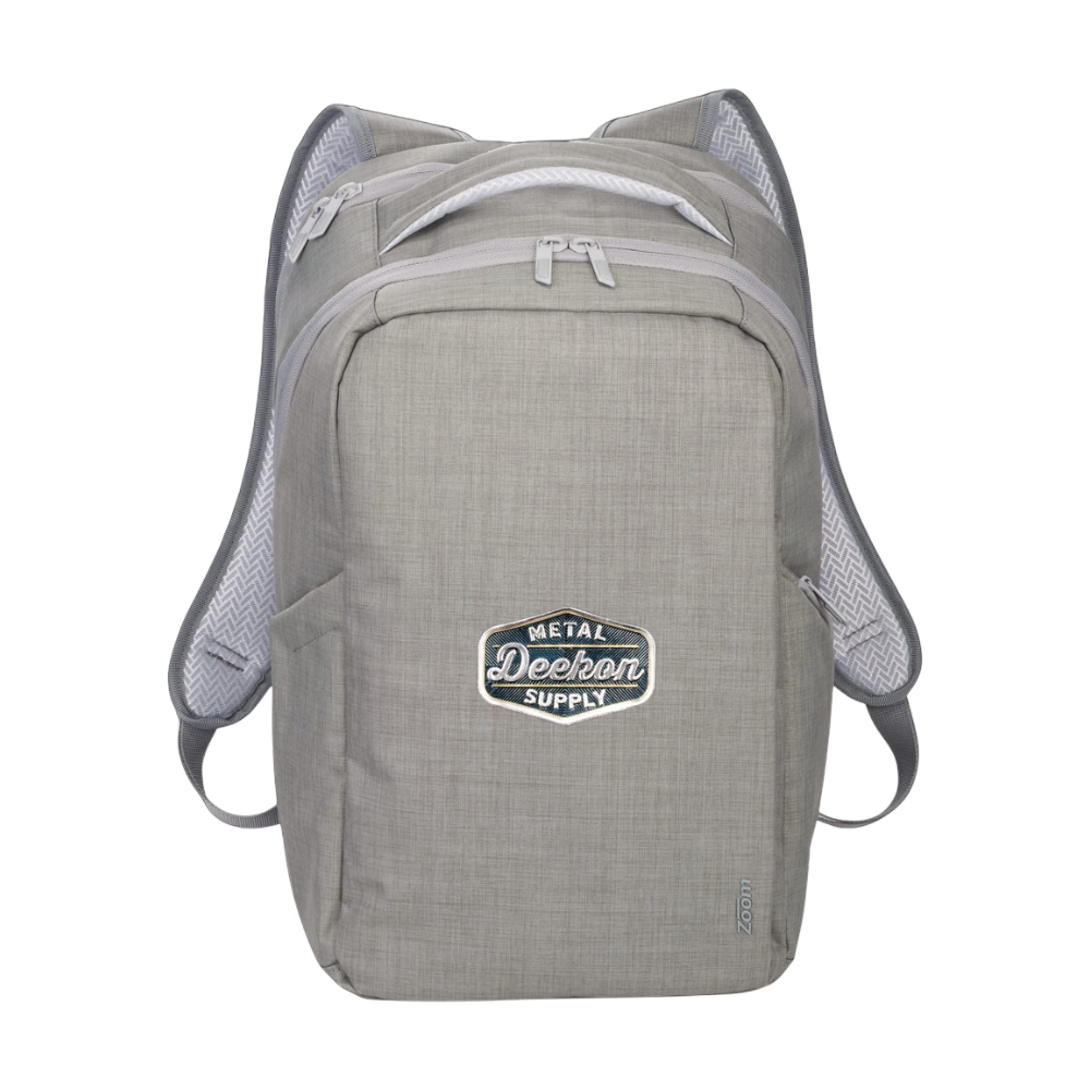 Zoom Polyester Grid 15 TSA Computer Backpack