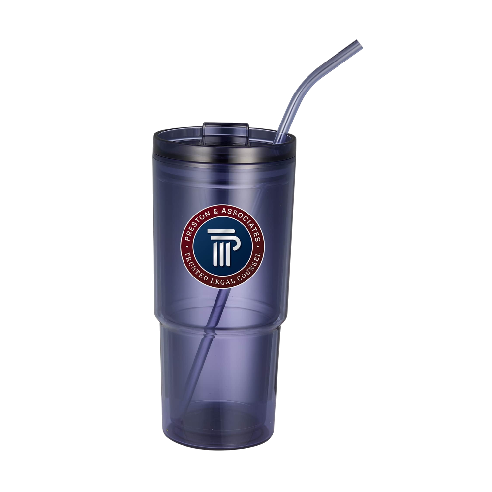 Mia Transparent Tumbler 24 oz