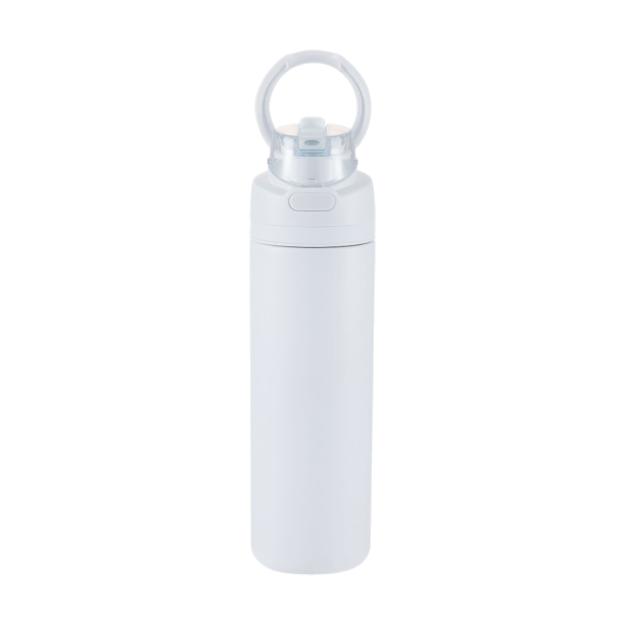 ICON - elvin28ozrecycledstainlessflipstrawbottle white