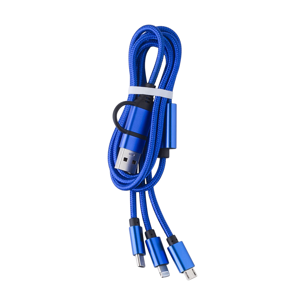 ICON - nylonchargingcableleif cobalt_blue