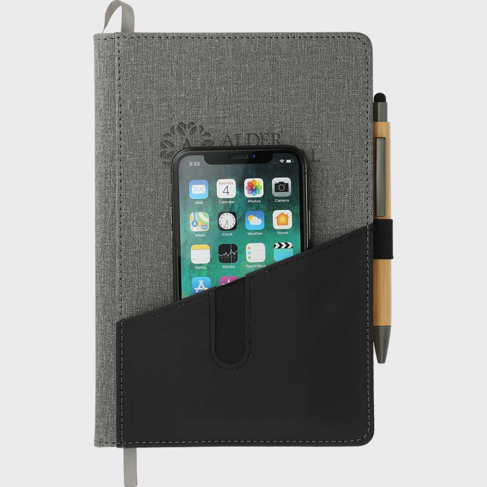 PDP - sienaheatheredboundjournalfscmix55x85in square grey background