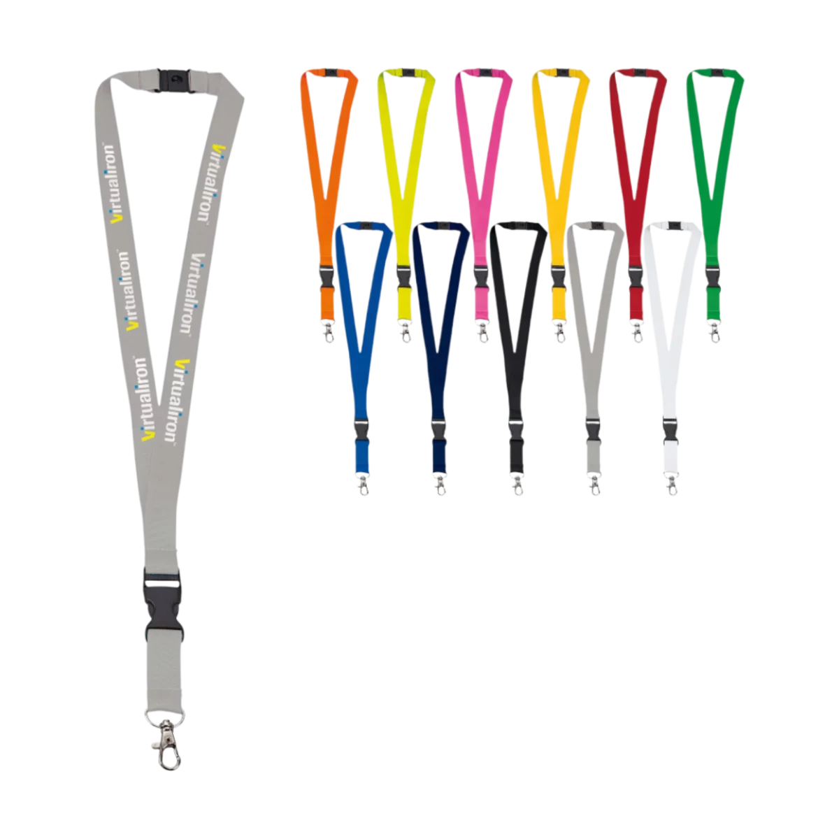 Polyester Lanyard with Buckle and Hook main image