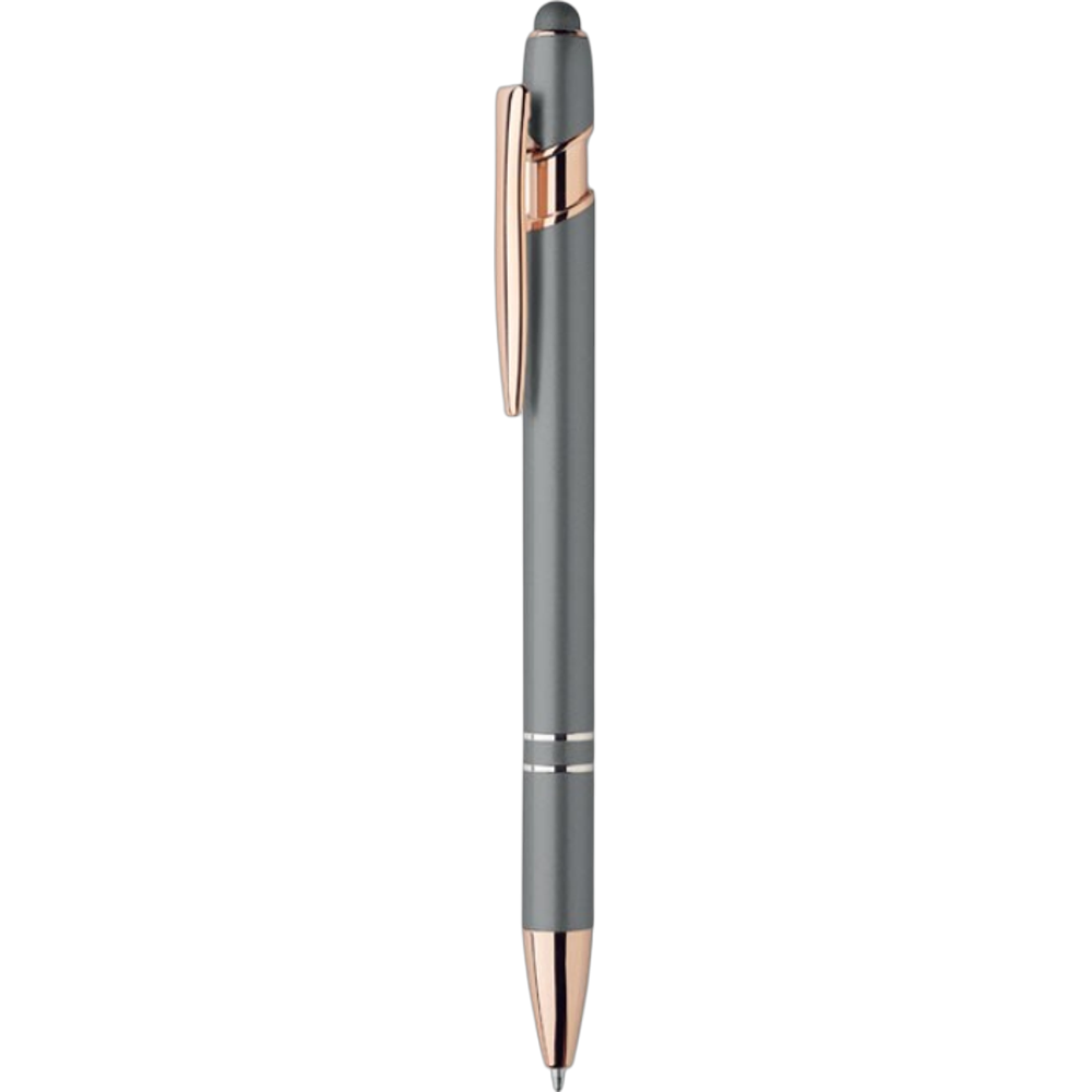 ICON - scribblerecycledaluminiumpen stone_grey