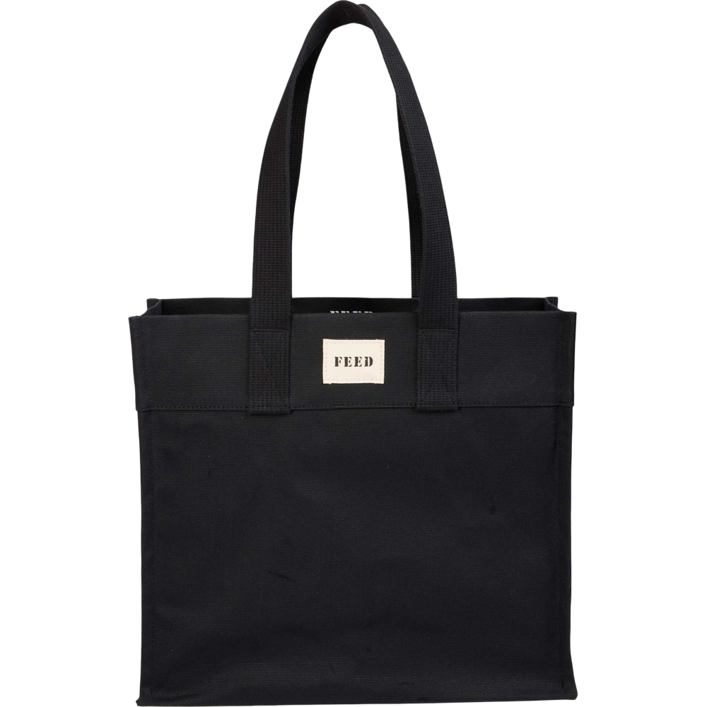 ICON - feedorganiccottonmarkettote black