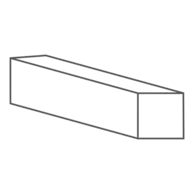 2.5 x 2.5 x 8 cm