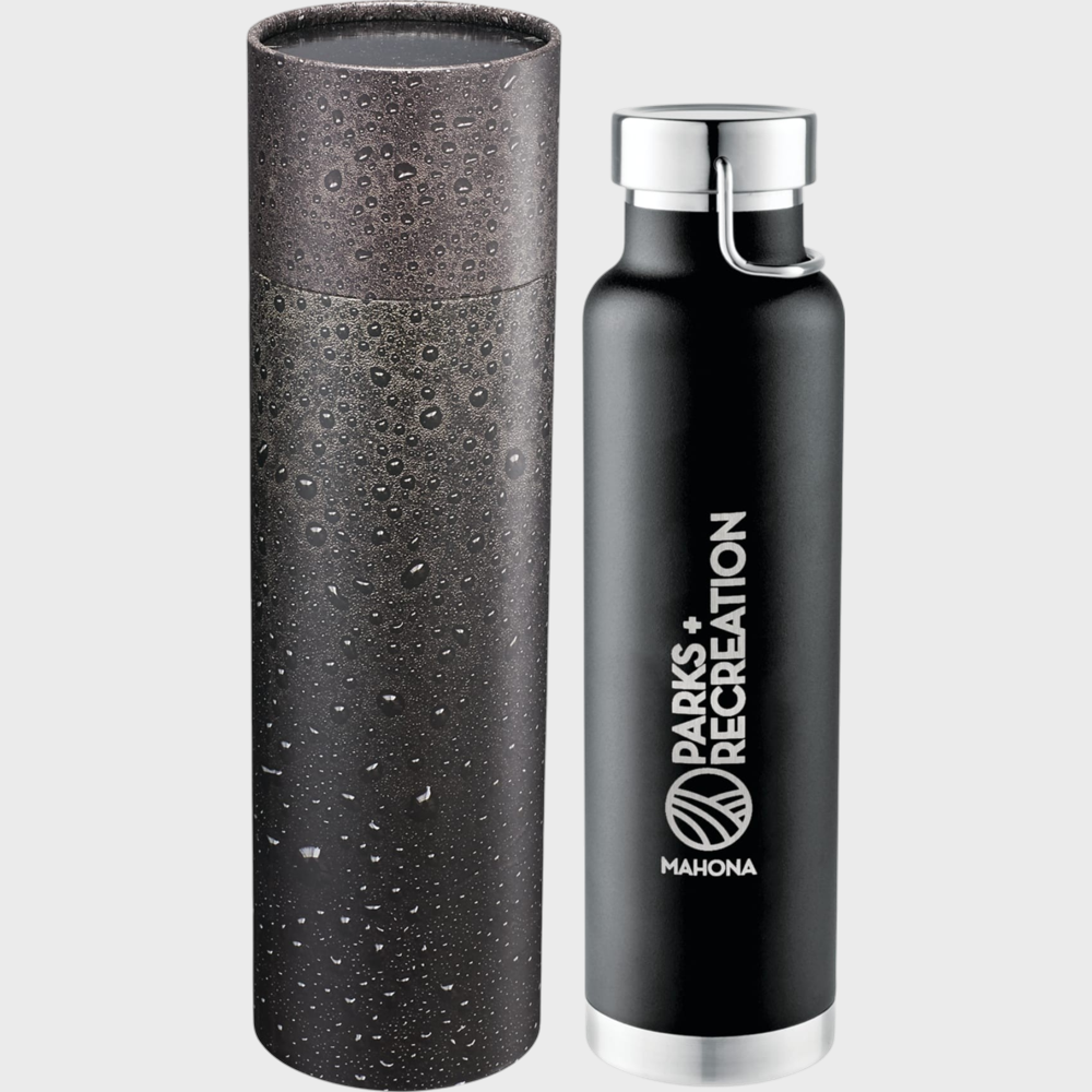 PDP - thorcoppervacbottle22ozwithcylindricalbox square grey background