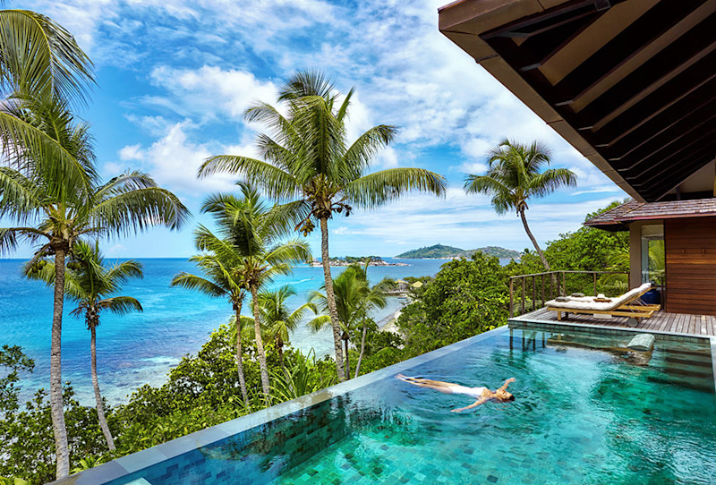 six senses seychelles pool