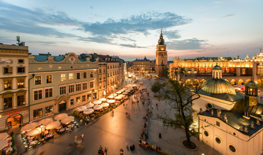Krakow city image