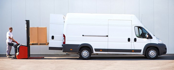 Vans and trucks to hire by size