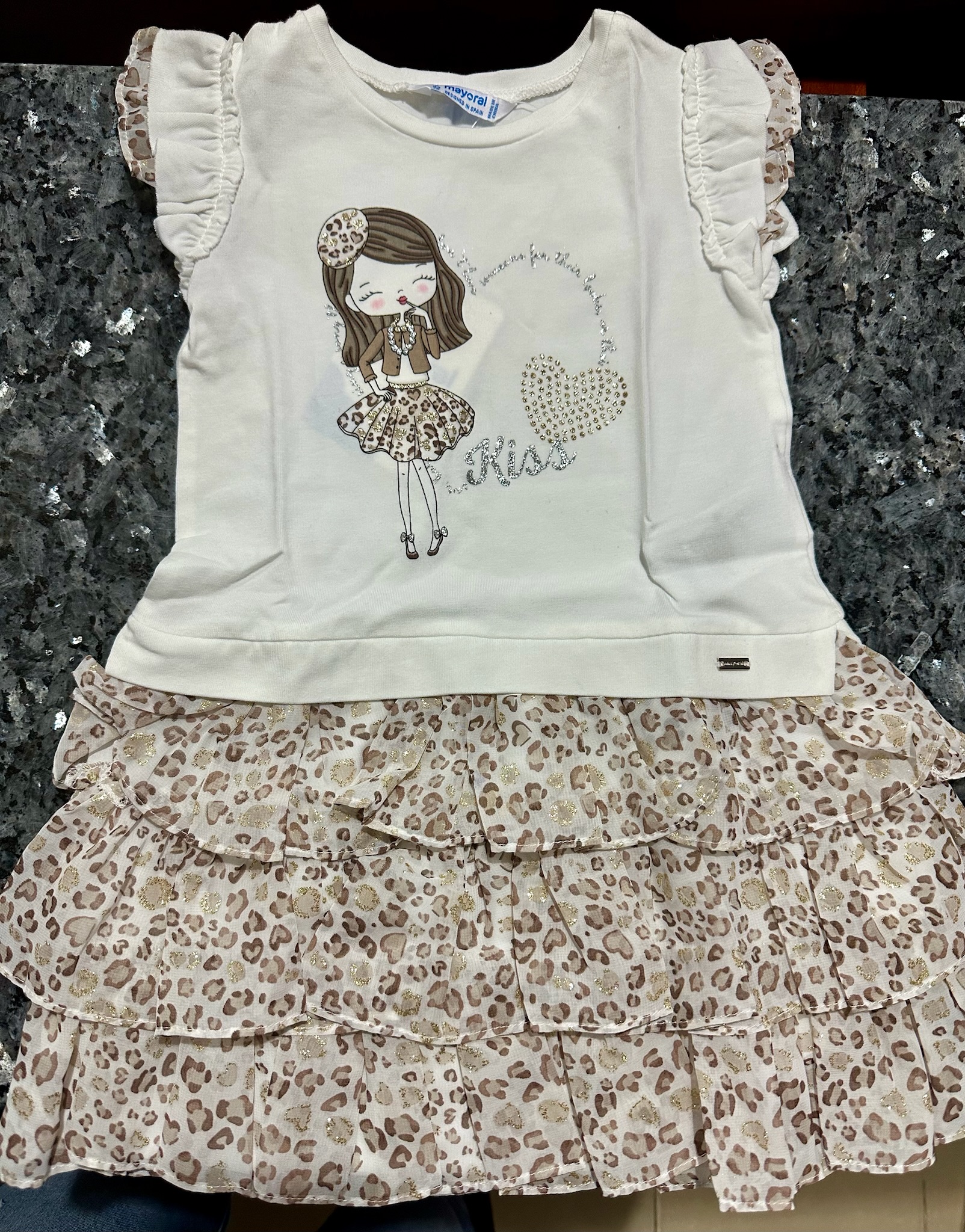 Vestido print puntos