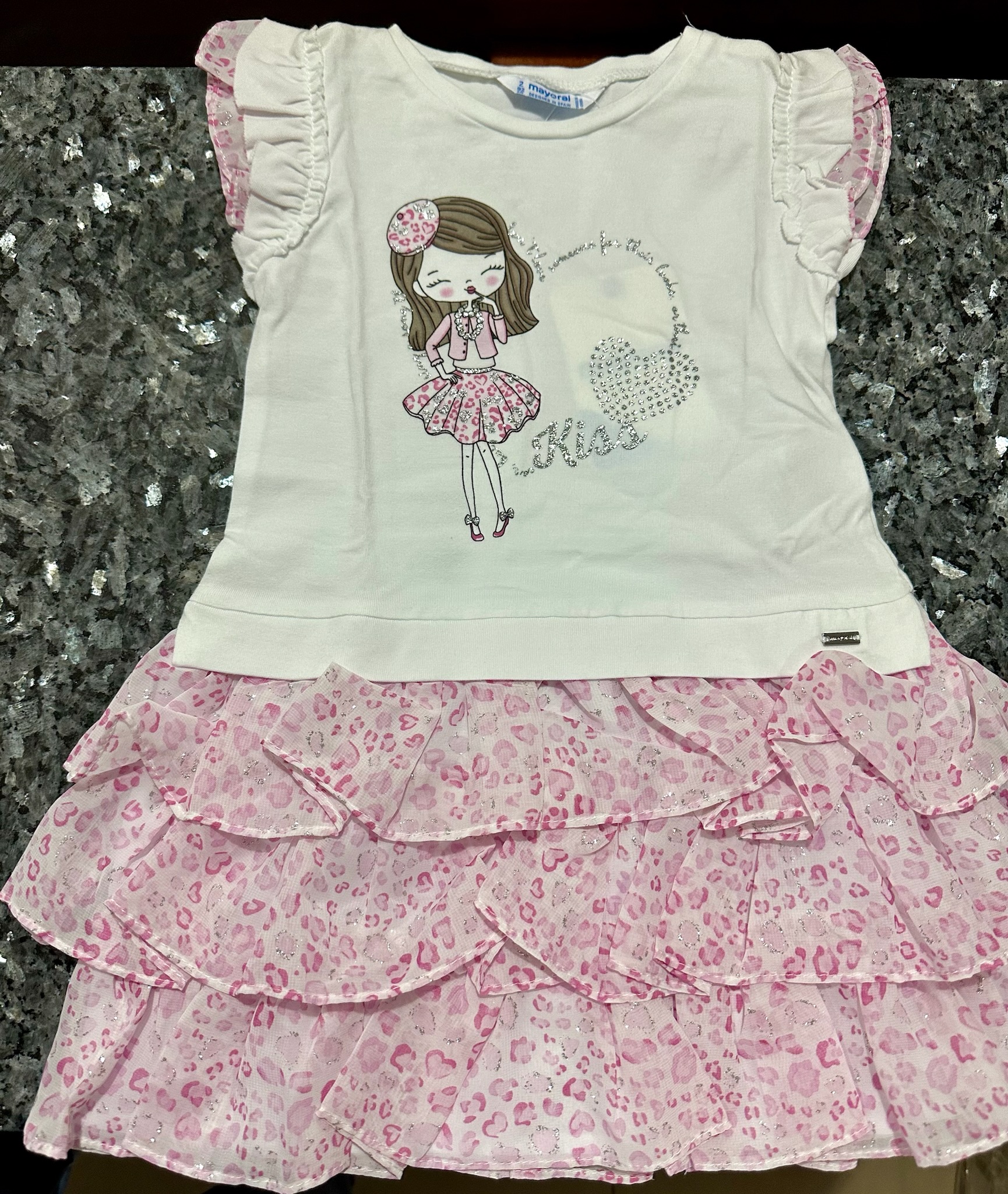 Vestido print puntos