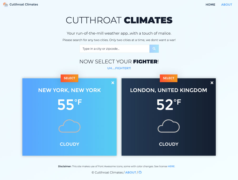 App Image of Cutthroat Climates