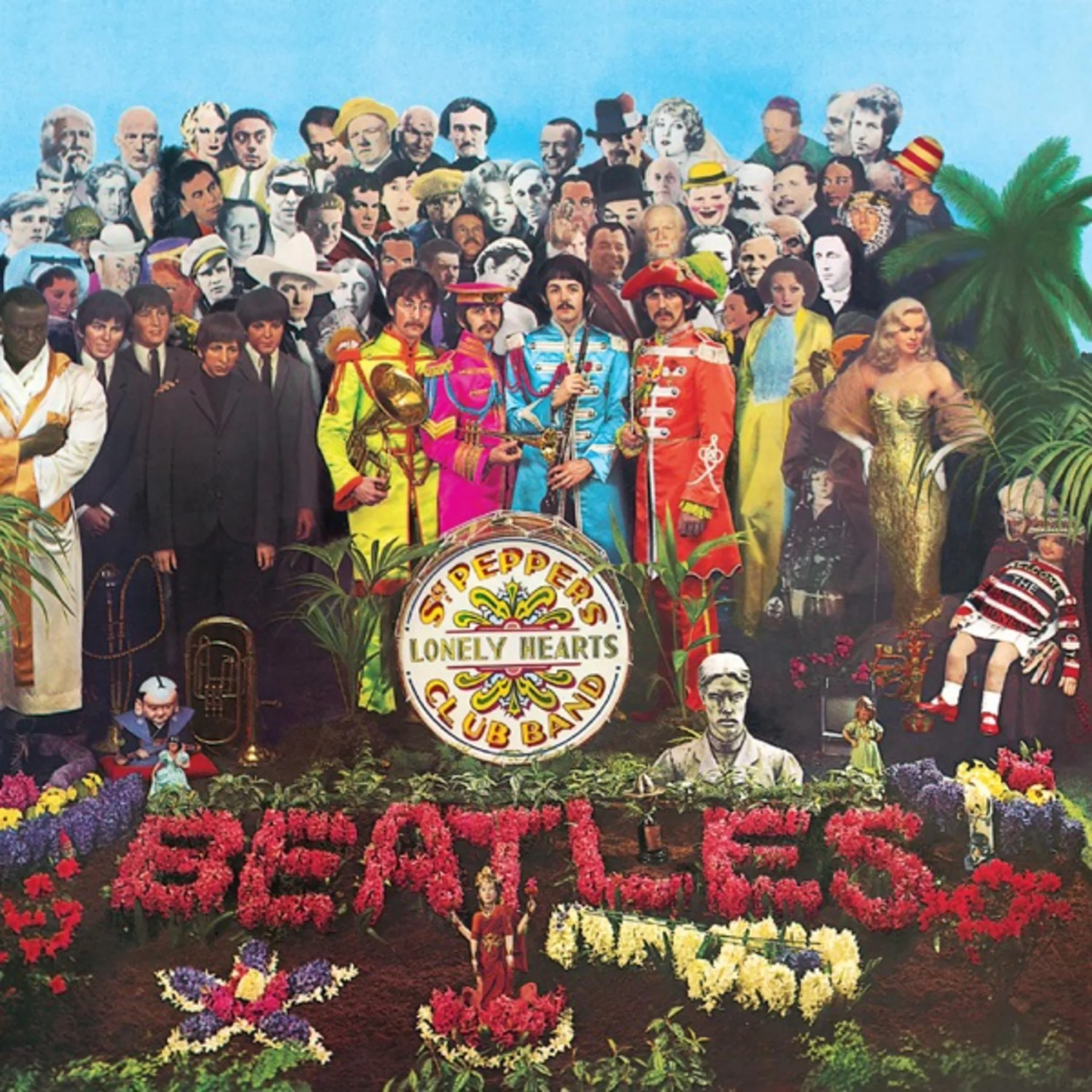 Sgt. Pepper's Lonely Hearts Club Band by The Beatles — album cover art