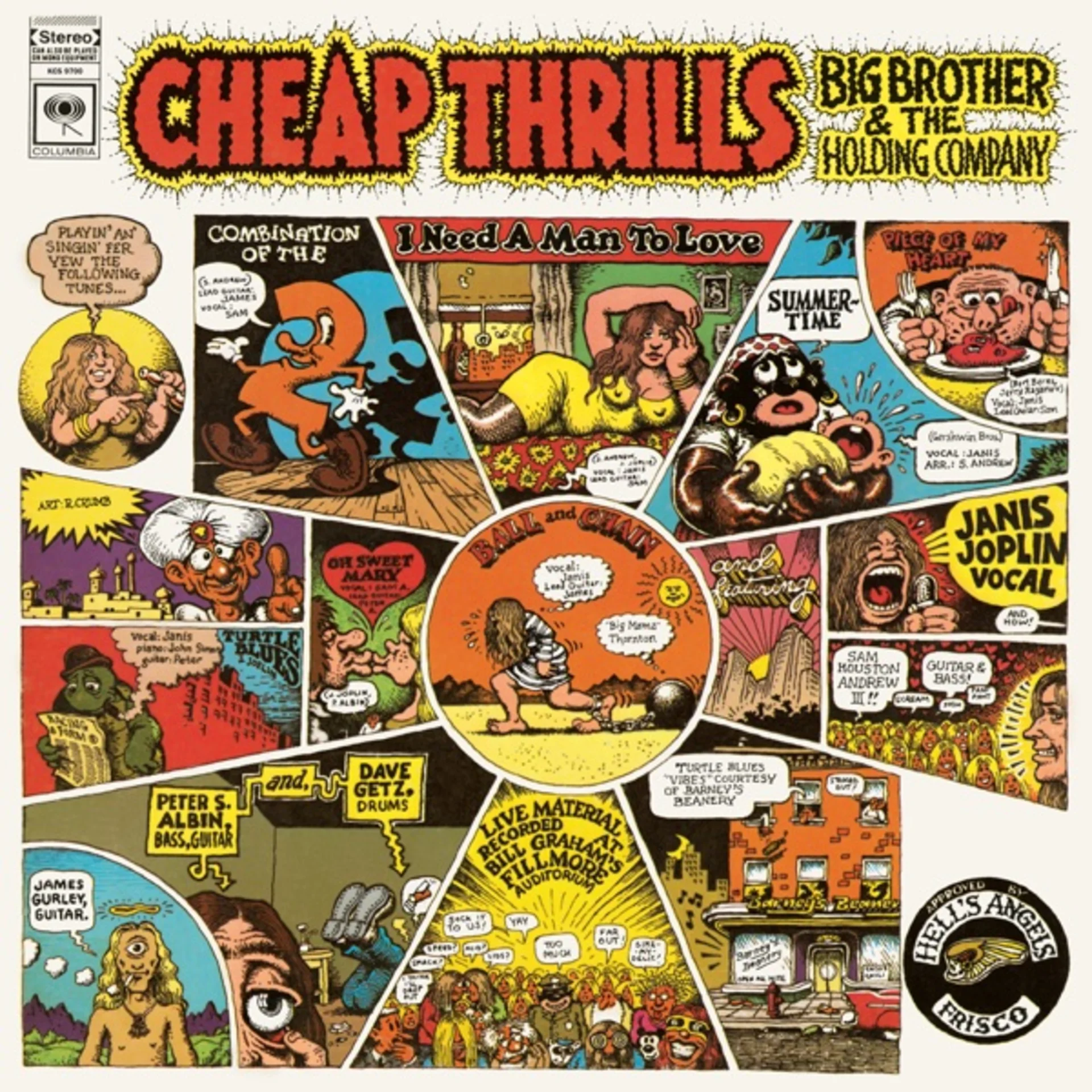 Cheap Thrills by Big Brother and the Holding Company — album cover art