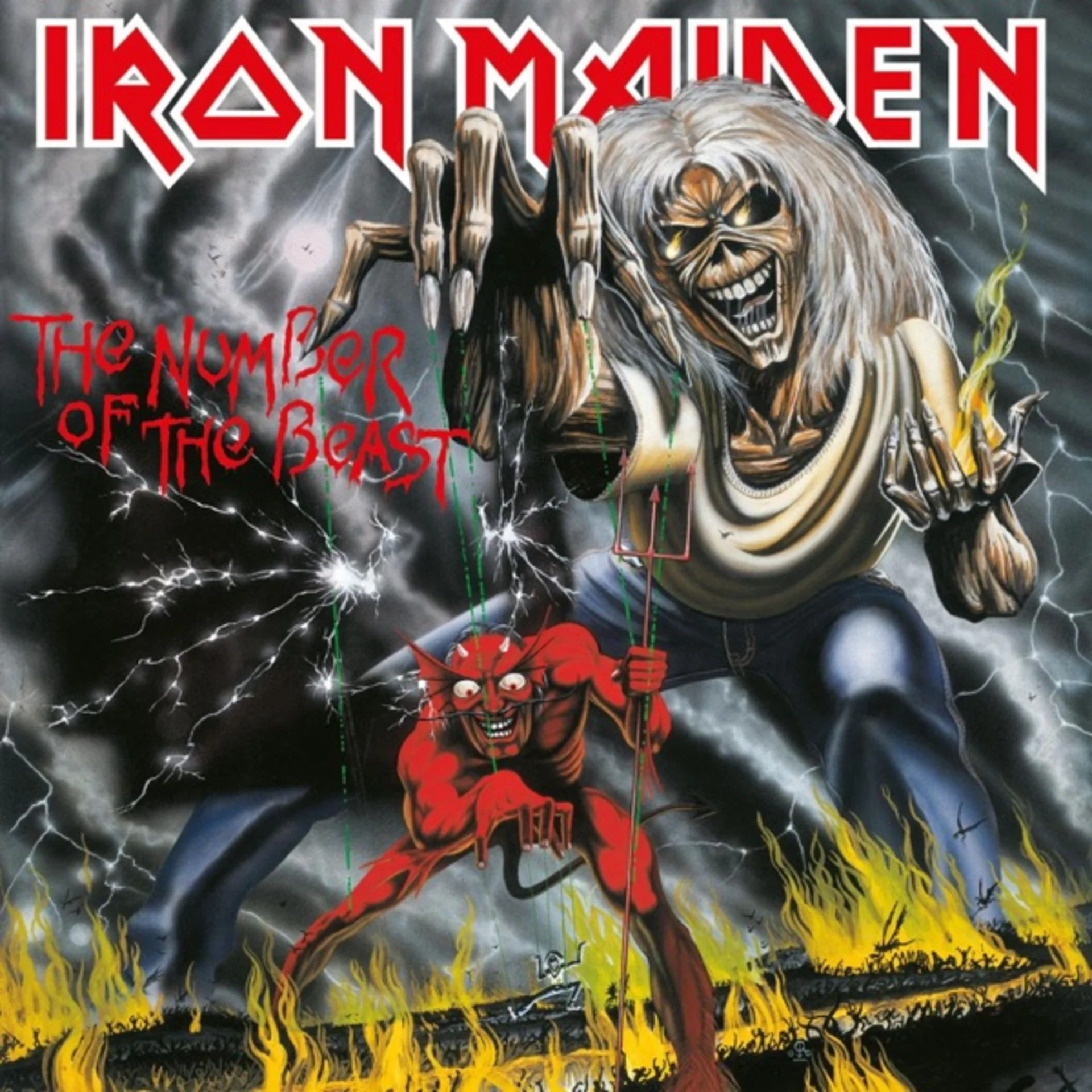 The Number of the Beast by Iron Maiden — album cover art