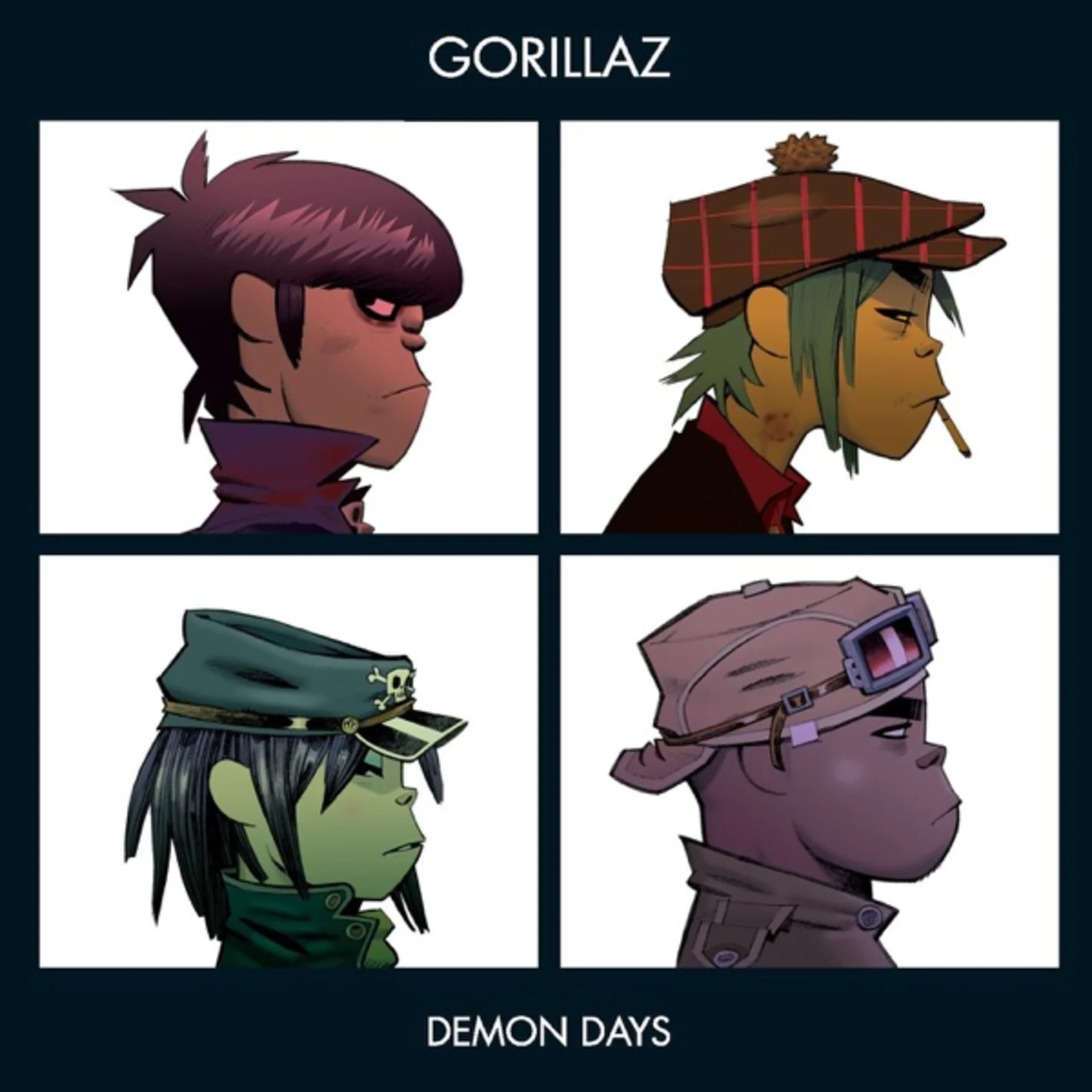 Demon Days by Gorillaz — album cover art