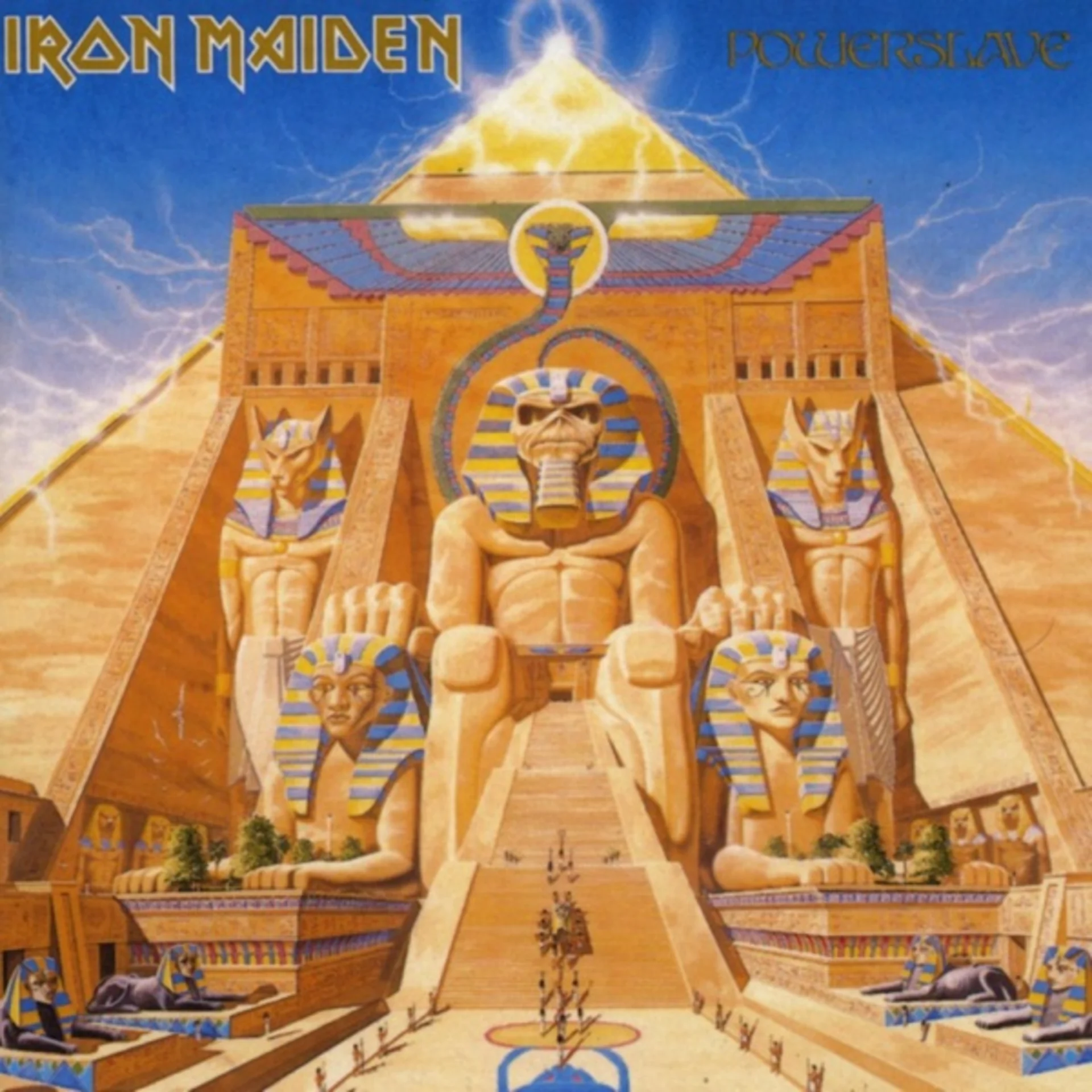 Powerslave by Iron Maiden — album cover art
