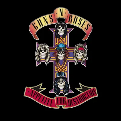Appetite for Destruction by Guns N' Roses — album cover art