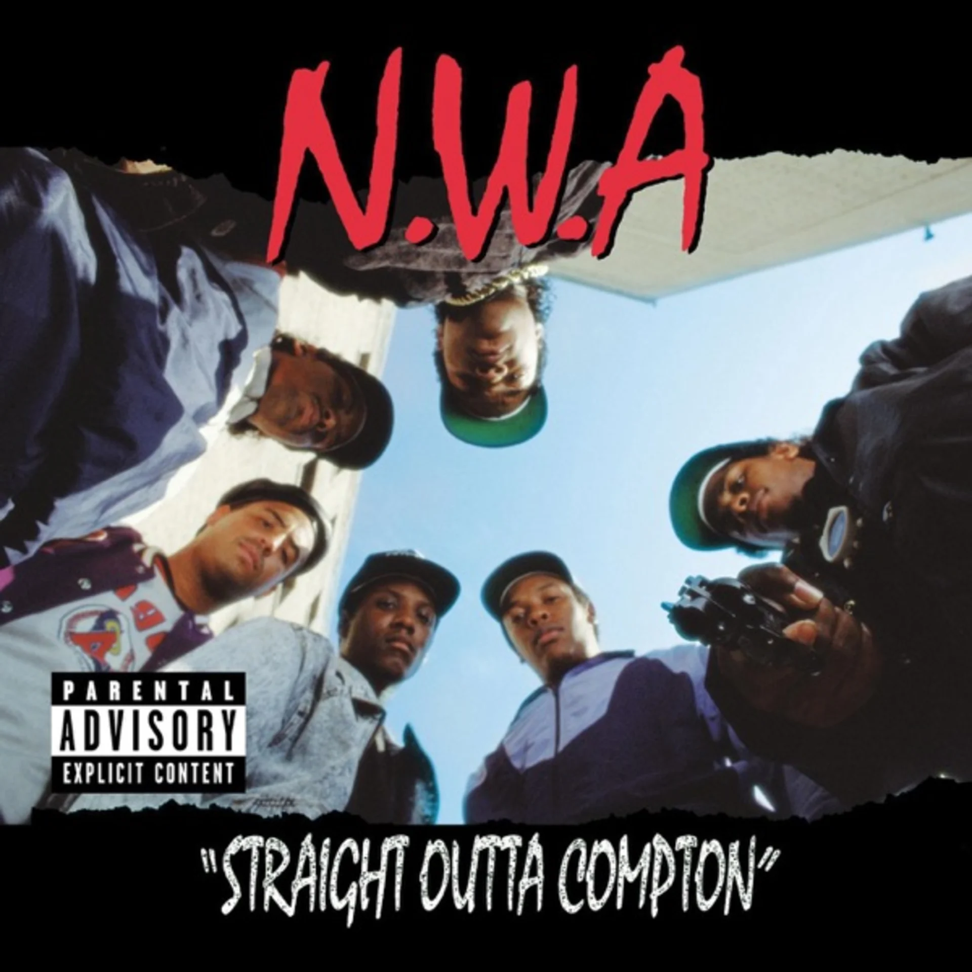 Straight Outta Compton by N.W.A — album cover art